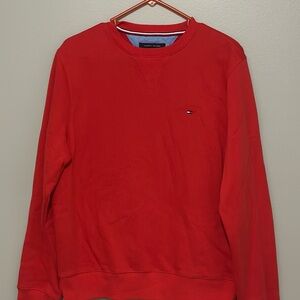 Tommy Hilfiger Red Crewneck Sweatshirt